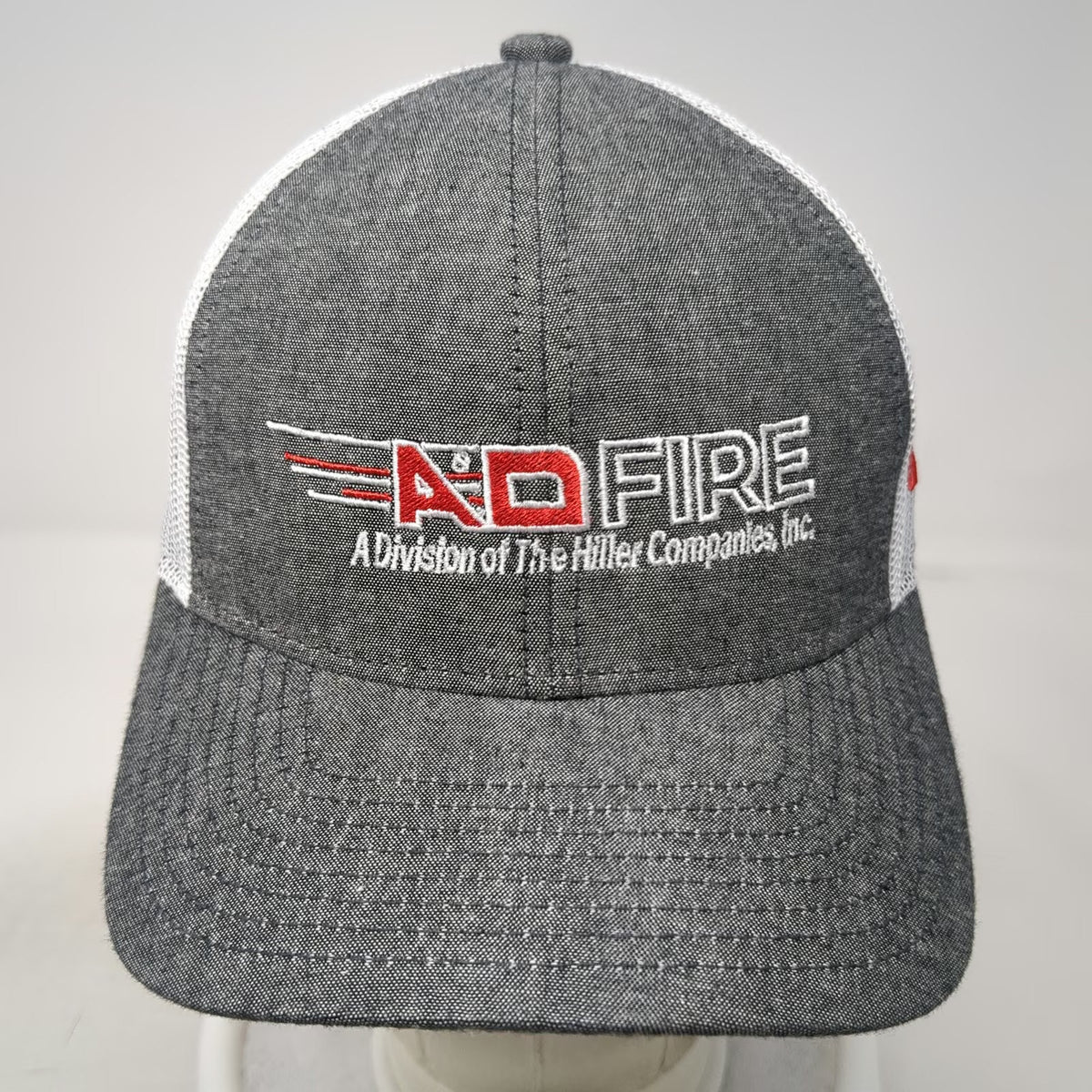 Outdoor Cap Baseball Cap Gray One Size Mesh Back AD Fire Hiller Company Hat