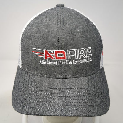 Outdoor Cap Baseball Cap Gray One Size Mesh Back AD Fire Hiller Company Hat