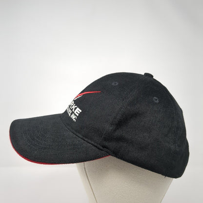 Burke & Associates Inc Strapback Hat Black One Size Adjustable Headmost