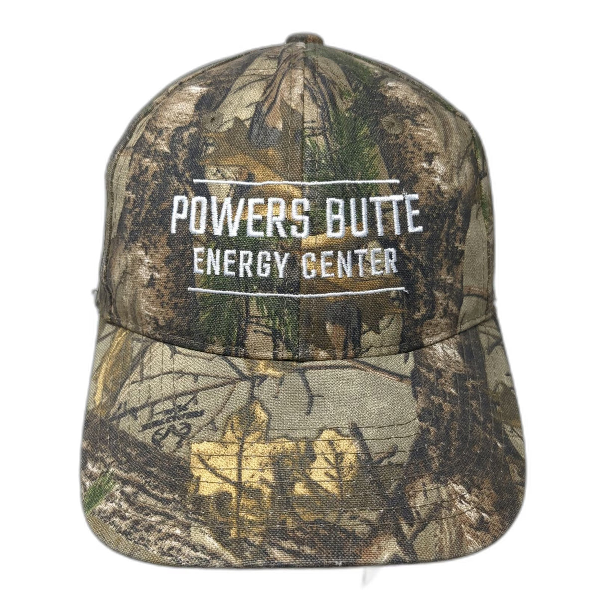 Port Authority Baseball Cap Green One Size Camo Powers Butte Energy Center Hat