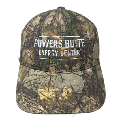 Port Authority Baseball Cap Green One Size Camo Powers Butte Energy Center Hat