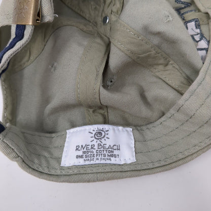 Monterey Slideback Hat Tan One Size Adjustable Embroidered River Beach