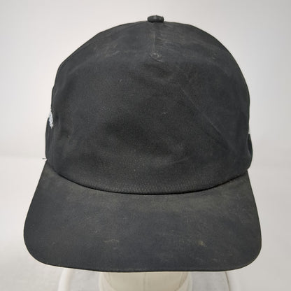 Mad Hatters Gore-Tex 5 Panel Hat Black One Size Snapback Side Logo Embroidery
