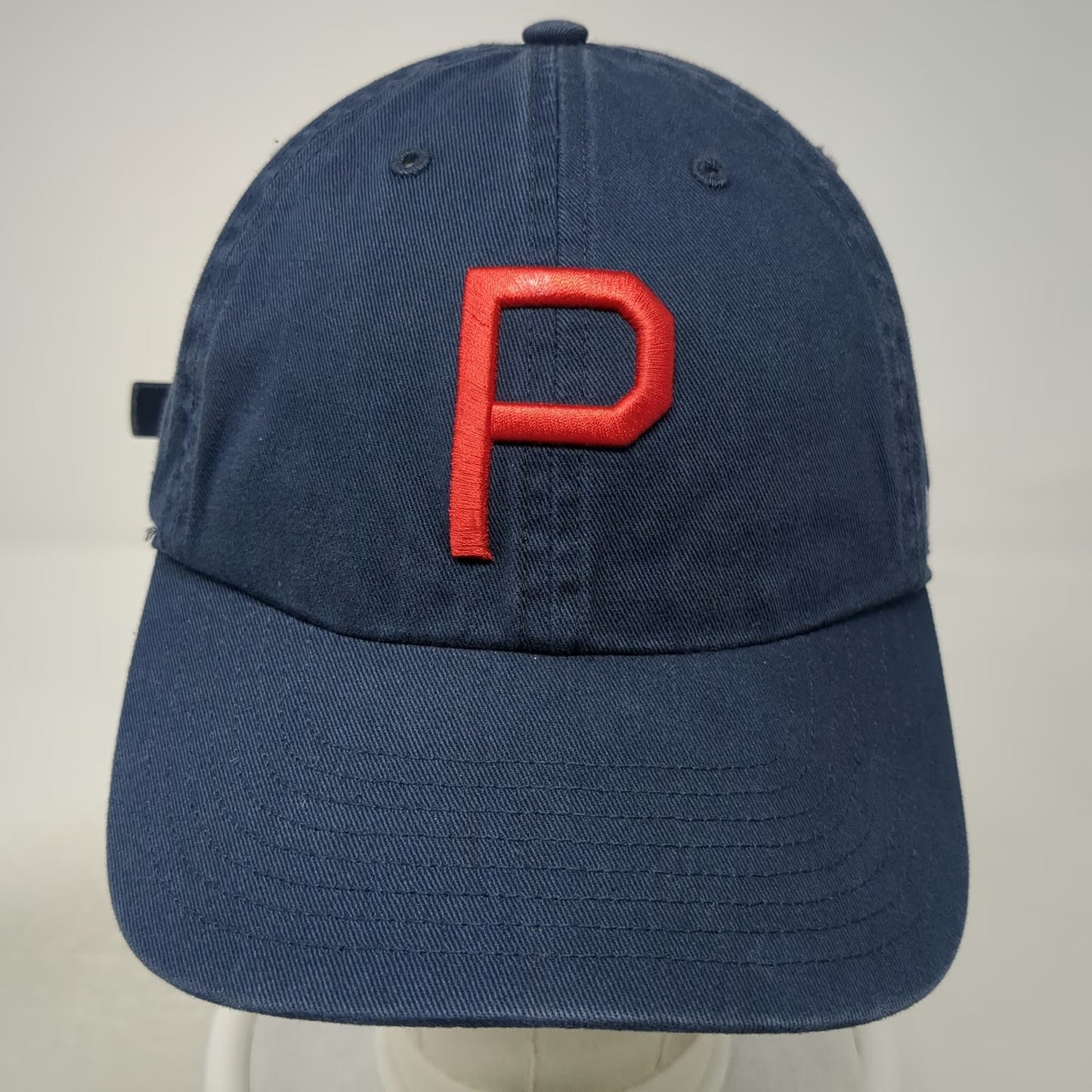 '47 Baseball Cap Blue One Size Adjustable Slideback Embroidered Letter P Hat