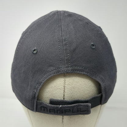 Magpul Baseball Cap Gray M Embroidered Logo Strapback Cotton Spandex Fit Hat