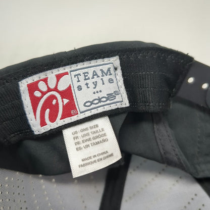 Oobe Chick-fil-A Snapback Hat Gray One Size Perforated Performance Logo Patch