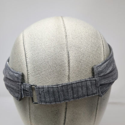 Pistil Visor Gray One Size Twisted Front Heathered Cotton Spandex Slideback Hat