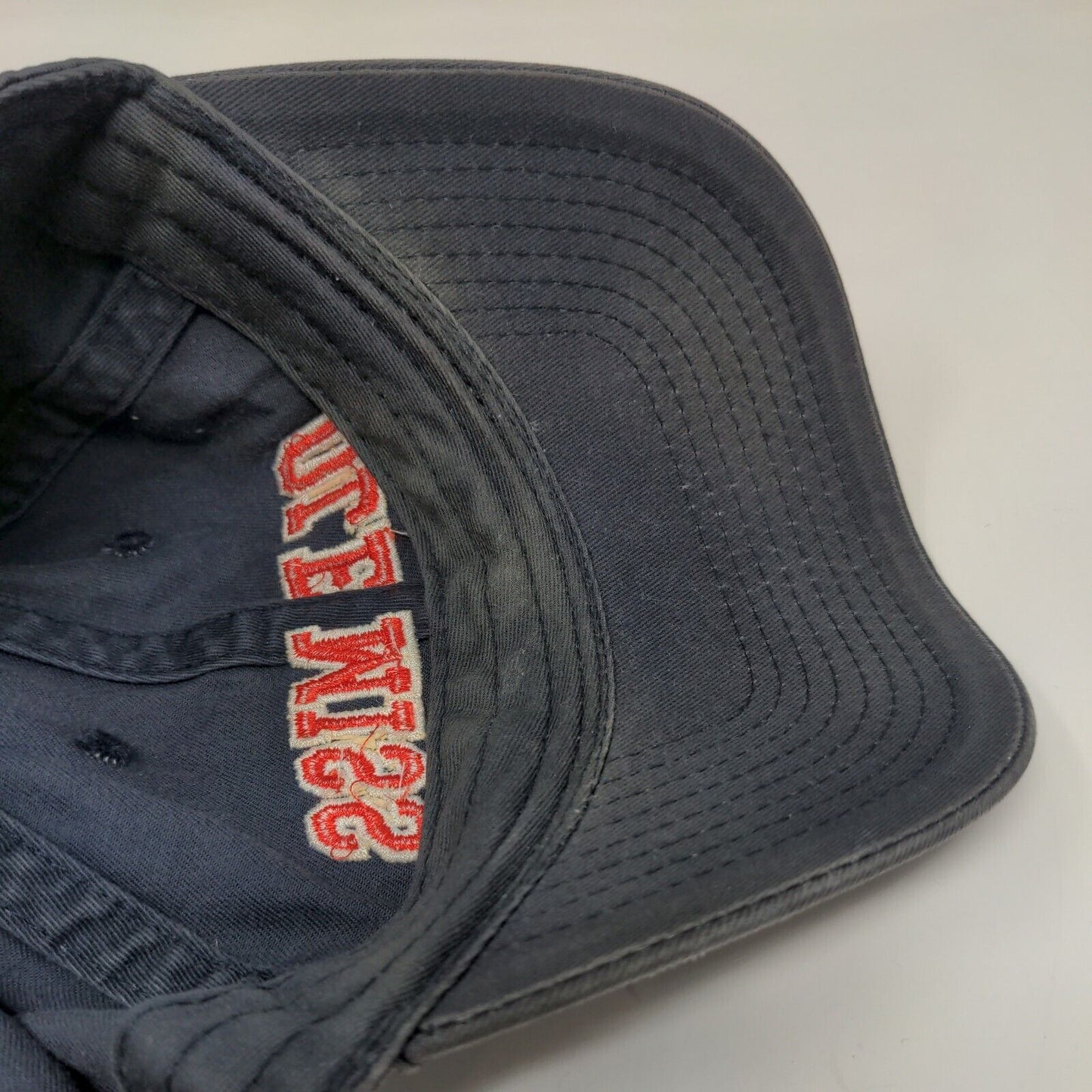 Legacy Men's Slideback Hat Blue Embroidered Ole Miss Rebels Logo 100% Cotton