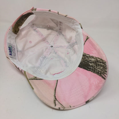 Kati Women's Strapback Hat Pink Camo Size OSFA Embroidered Amerex Logo