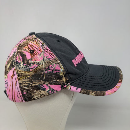 Menards Women's Strapback Hat Pink Camo Adjustable Embroidered Logo Cotton W/Tag