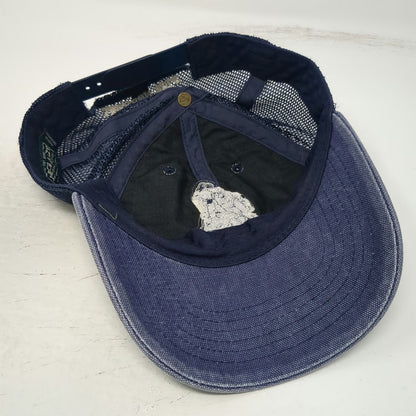 Legacy Trucker Hat Blue One Size Jackson Hole Wyoming Bronco Snapback Mesh