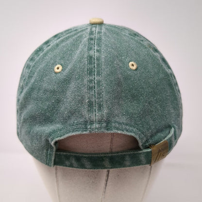 Ahead Alexandria Bay New York Baseball Cap Green Beige One Size Slideback Hat
