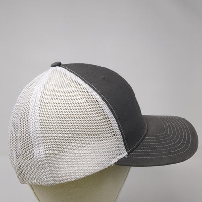 Richardson Snapback Trucker Hat Gray One Size Mesh Back Adjustable Blank