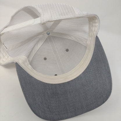 Idaho Snapback 112 Trucker Hat Gray OSFA Adjustable Mesh Back Richardson