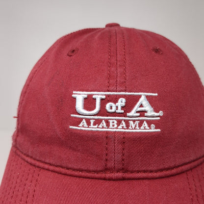 U of A Alabama Crimson Tide Womens Slideback Hat Red OSFA Embroidered Logo NCAA