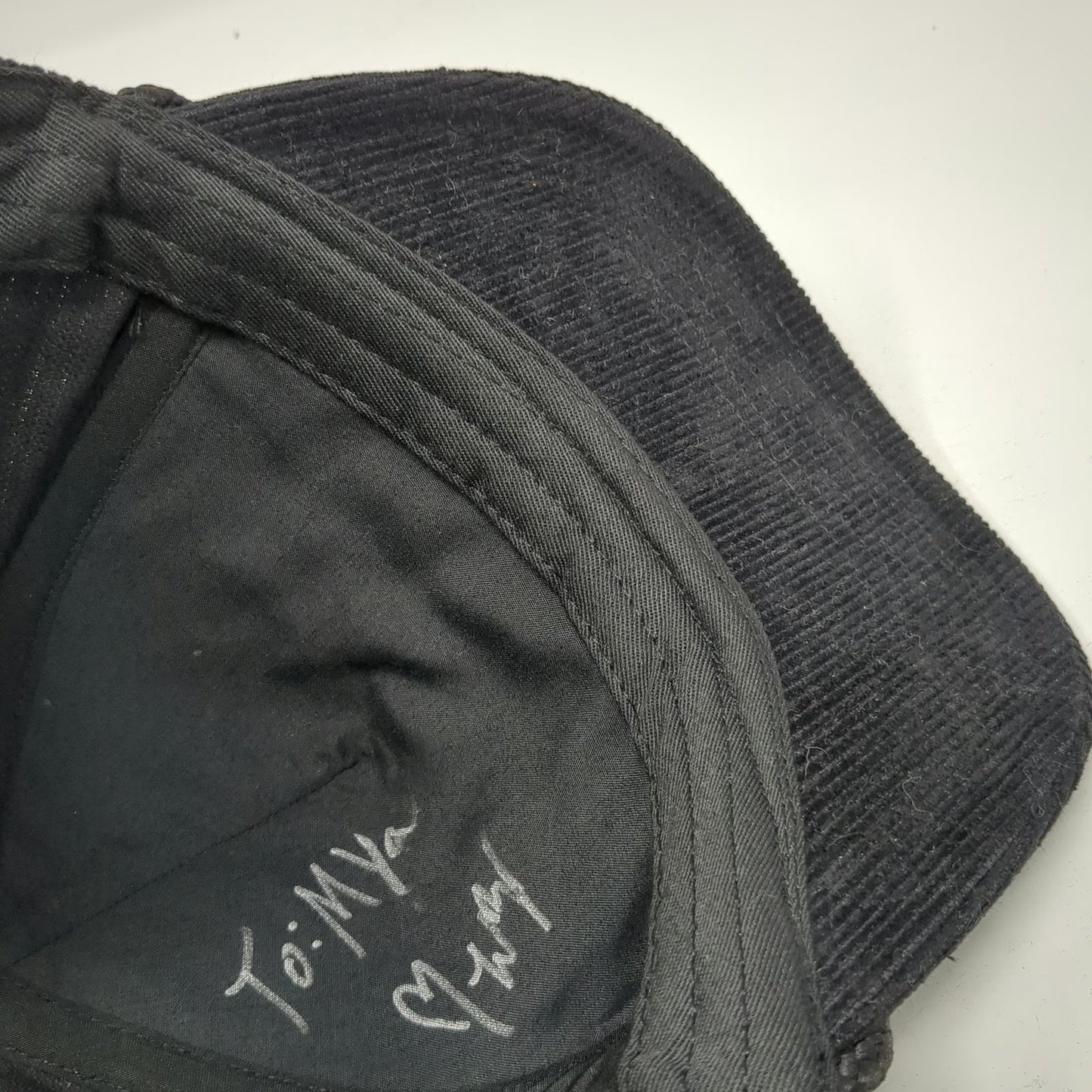 Richards & Southern Warren Zeiders 5 Panel Hat Black One Size Corduroy Rope