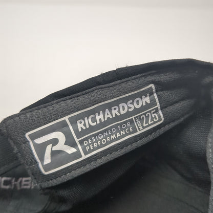 Backbase Logo Strapback Hat Black One Size Adjustable Embroidered