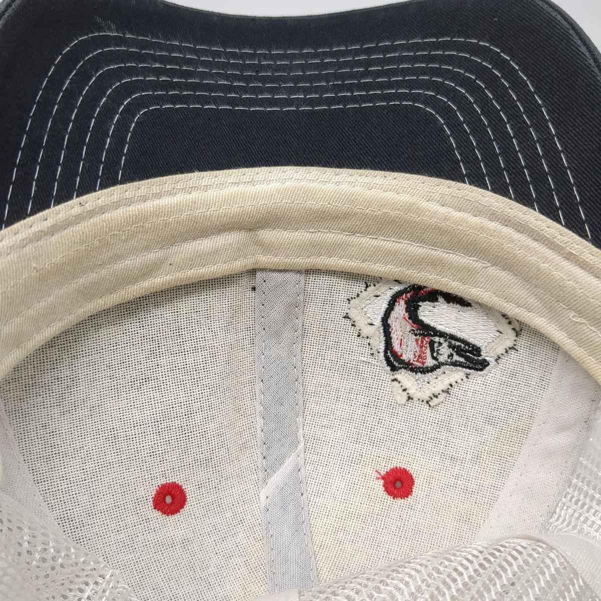 Vie Trucker Hat Black One Size Snapback Mesh Sockeye Brewing Salmon Fish Idaho