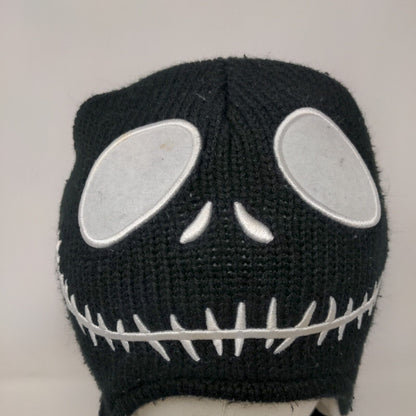 Nightmare Before Christmas Laplander Knit Beanie Hat Multi One Size Reversible