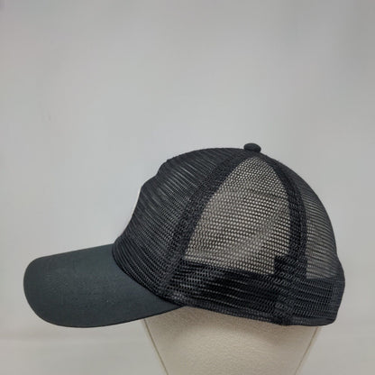 Zyia Active Snapback Mesh Back Trucker Hat Black One Size Adjustable
