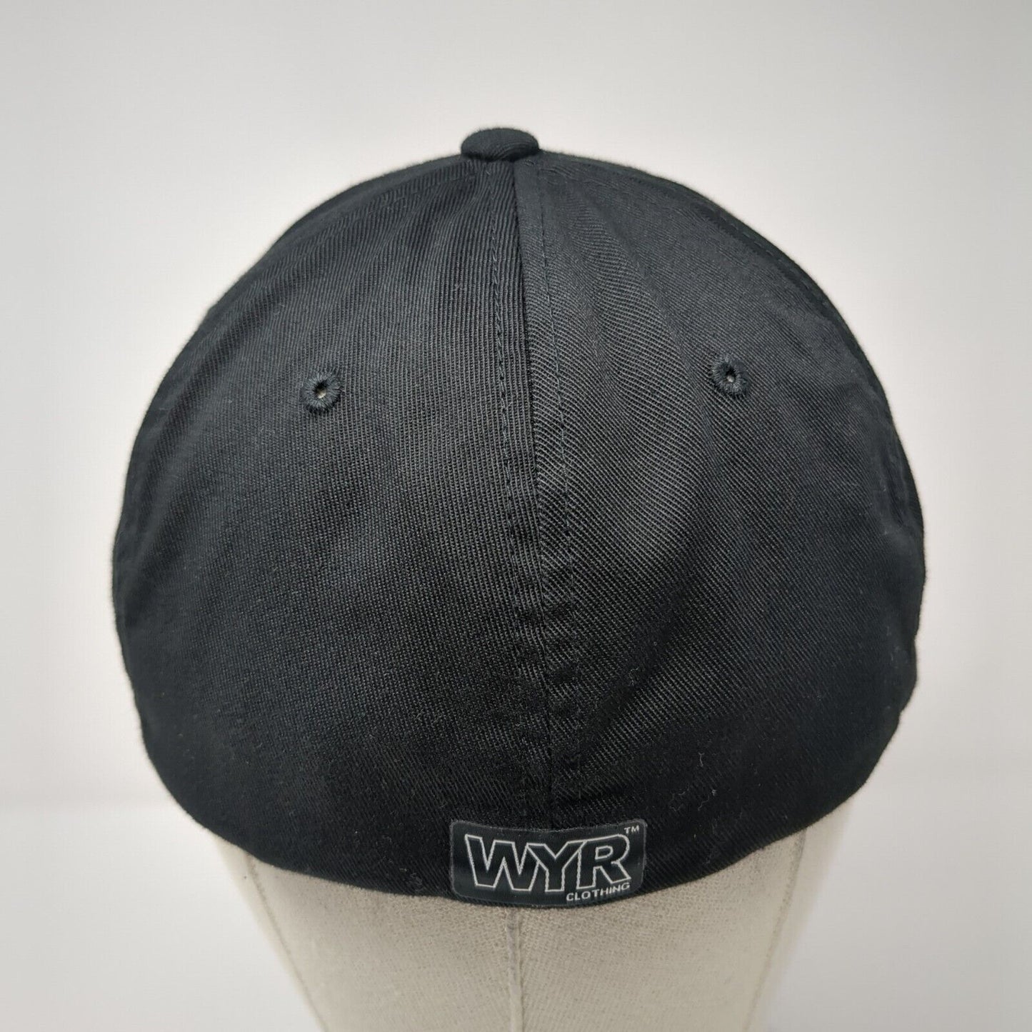 Idaho Roots Fitted Hat Black L/XL Embroidered Flexfit WYR Clothing