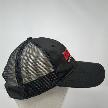 DOBBS Tire Auto Centers Snapback Trucker Hat Black OS Adjustable Mesh Back