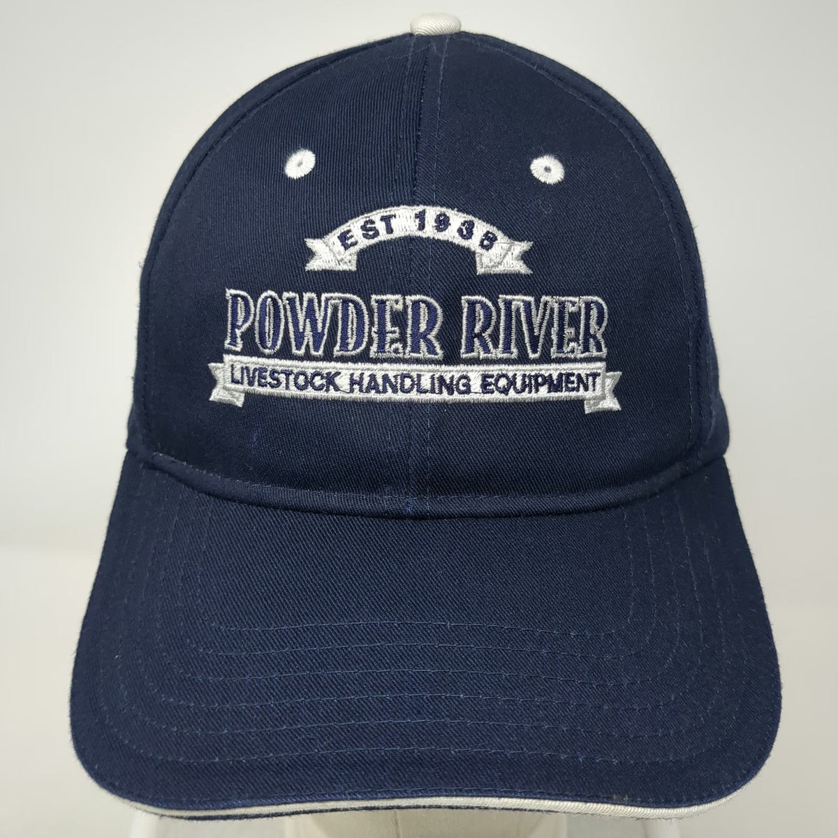 OTTO Baseball Cap Blue One Size Powder River Chute-Out Strapback Sandwich Hat