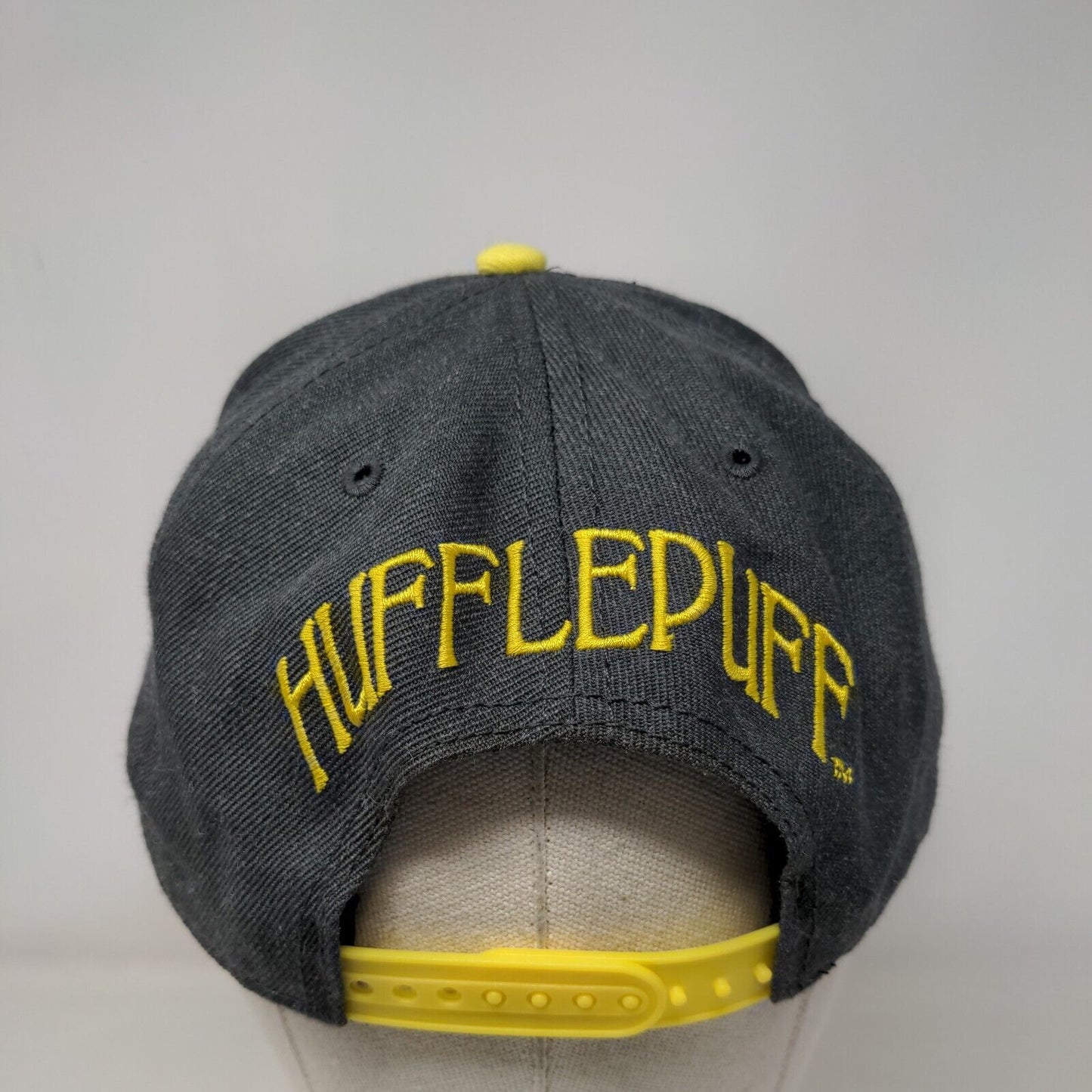 Harry Potter Hufflepuff Snapback Hat Multi OSFM Embroidered Colorblock