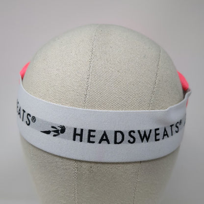Headsweats Visor Pink One Size Reflective Elastic Polyester Running Sport Hat