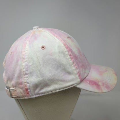 PINK Victoria's Secret Baseball Cap Pink One Size Tie-Dye Script Logo Hat