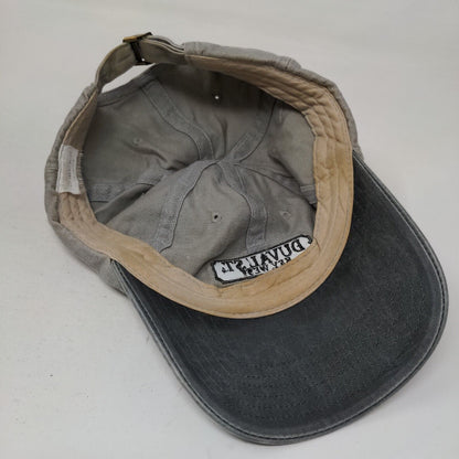 Duval St. Key West Slideback Hat Gray One Size Embroidered Colorblock