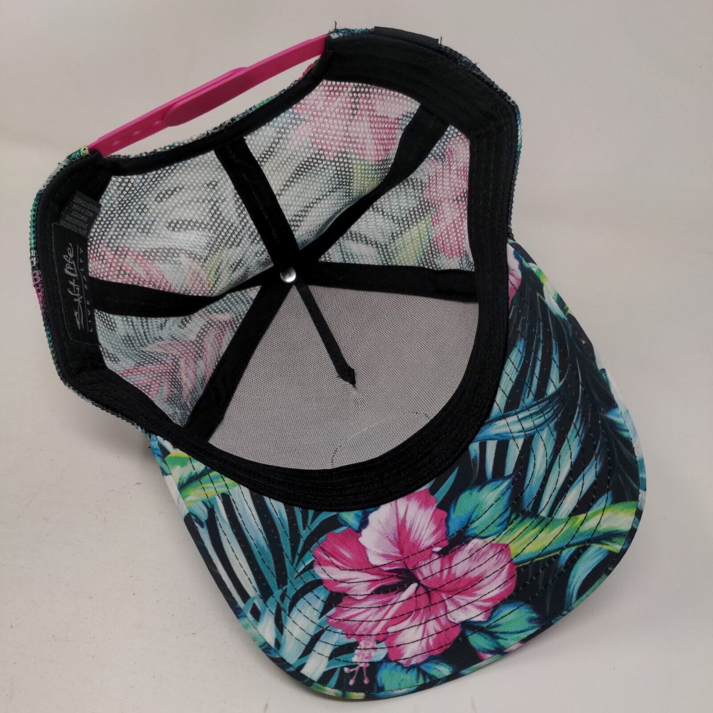 Salt Life Salty State of Mind Snapback Hat Multicolor OSFM Adjustable Floral