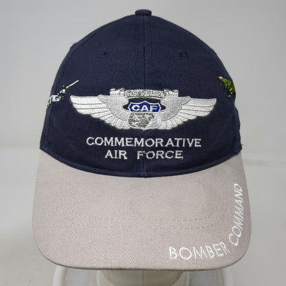 Blue Baseball Cap One Size Commemorative Air Force Bomber Command Planes Hat