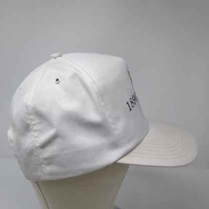 White Idaho Centennial 1890-1990 Postage Stamp 5 Panel Snapback Hat OS Vintage