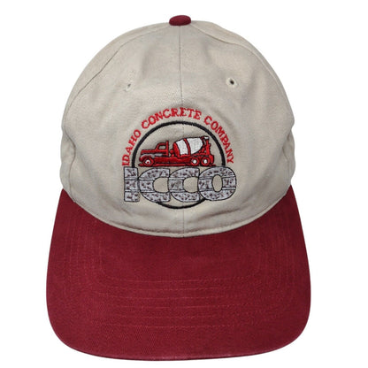 Idaho Concrete Company ICCO Strapback Hat Multicolor OSFA Richardson