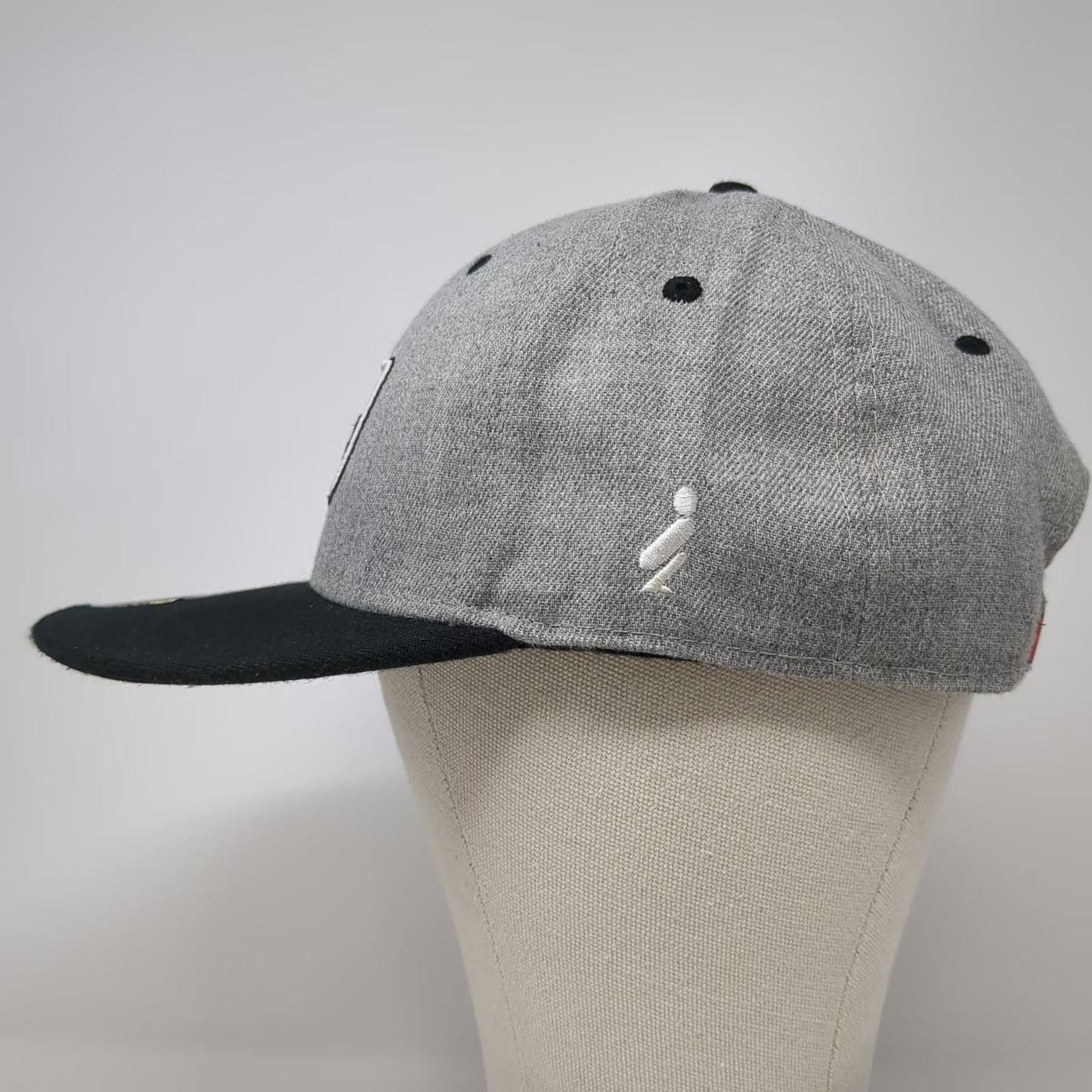 T&T Snapback Gray One Size New York All City United States Flat Brim Hat