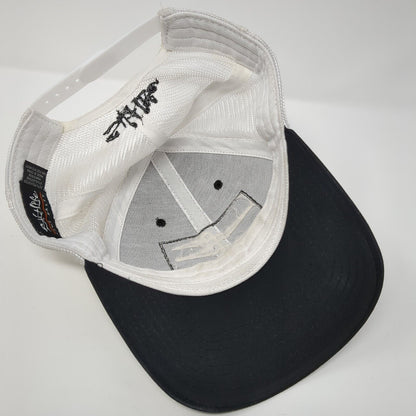 Salt Life Estd 2003 Patch Snapback Trucker Hat Black One Size Mesh Back