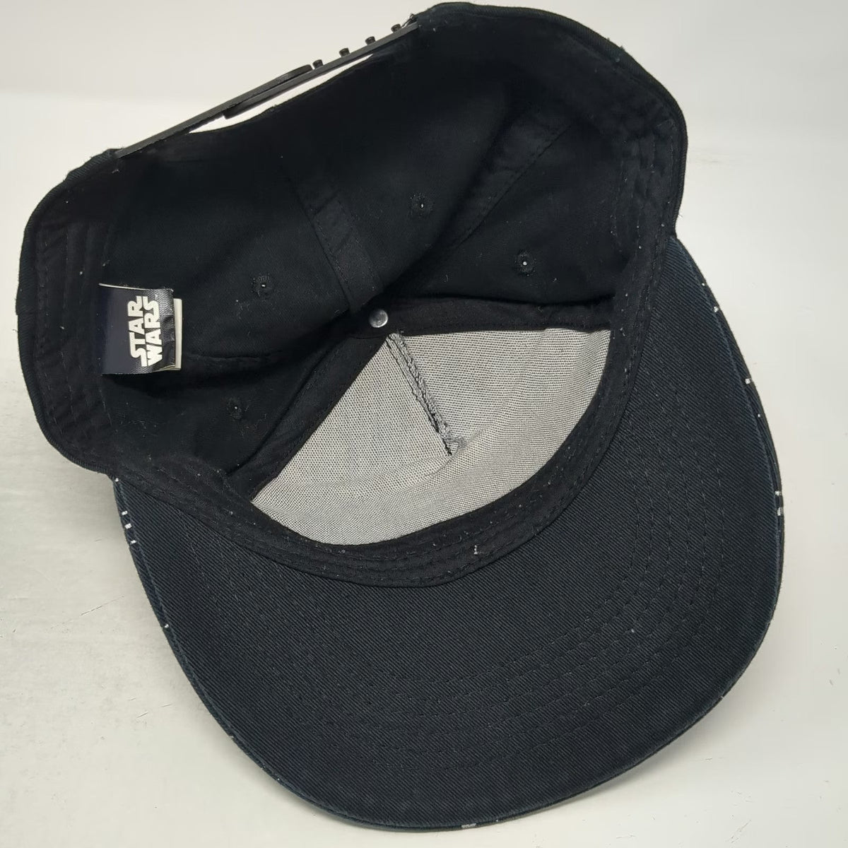 Star Wars 5 Panel Black One Size Hat Hyperspace Starfield Snapback Cotton