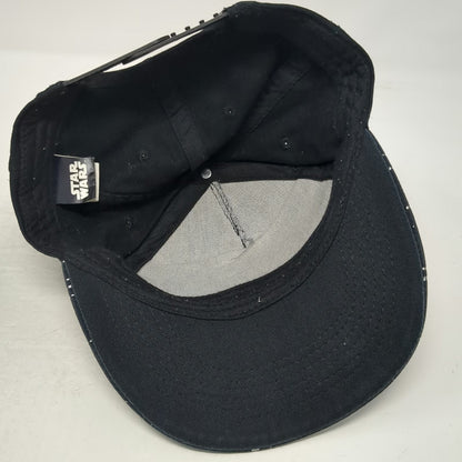 Star Wars 5 Panel Black One Size Hat Hyperspace Starfield Snapback Cotton
