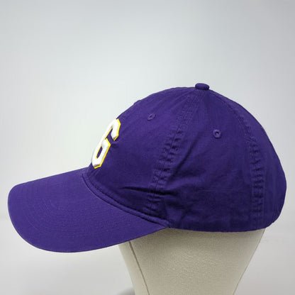 Pacific Headwear Baseball Cap Purple One Size White Yellow G Logo Hat Slideback