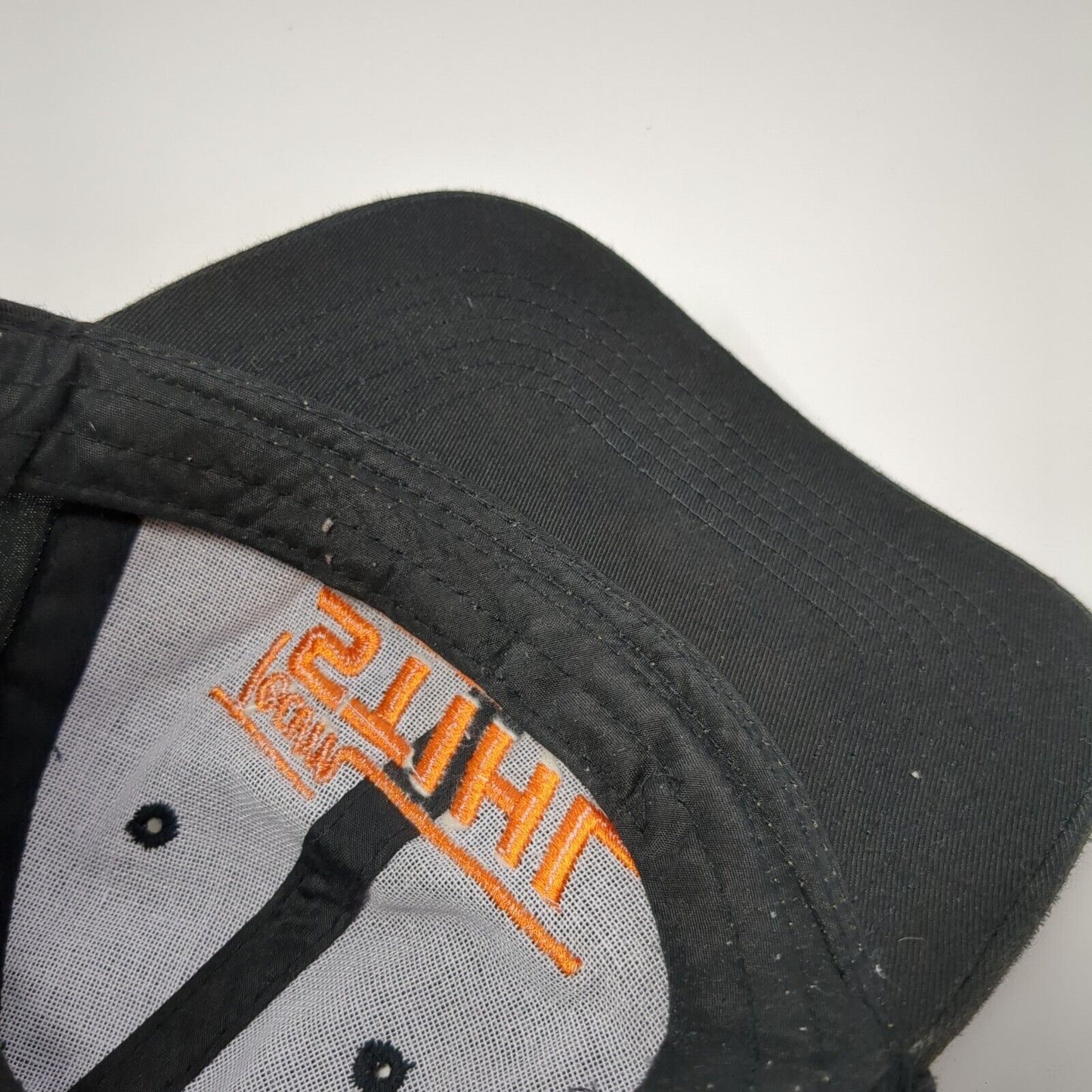 Team Stihl Snapback Hat Black One Size Embroidered Solid Vent Holes