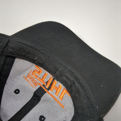 Team Stihl Snapback Hat Black One Size Embroidered Solid Vent Holes