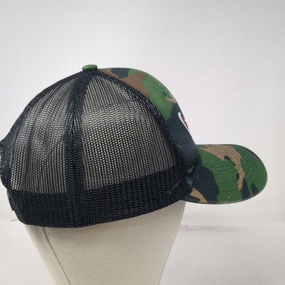 Port Authority United Steel Supply Trucker Hat Green Camo One Size Snapback Mesh