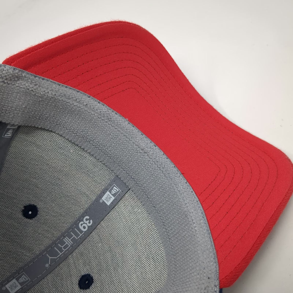 New Era New England Patriots NFL Cap Blue Red L 39THIRTY Stretch Fit Embroidered