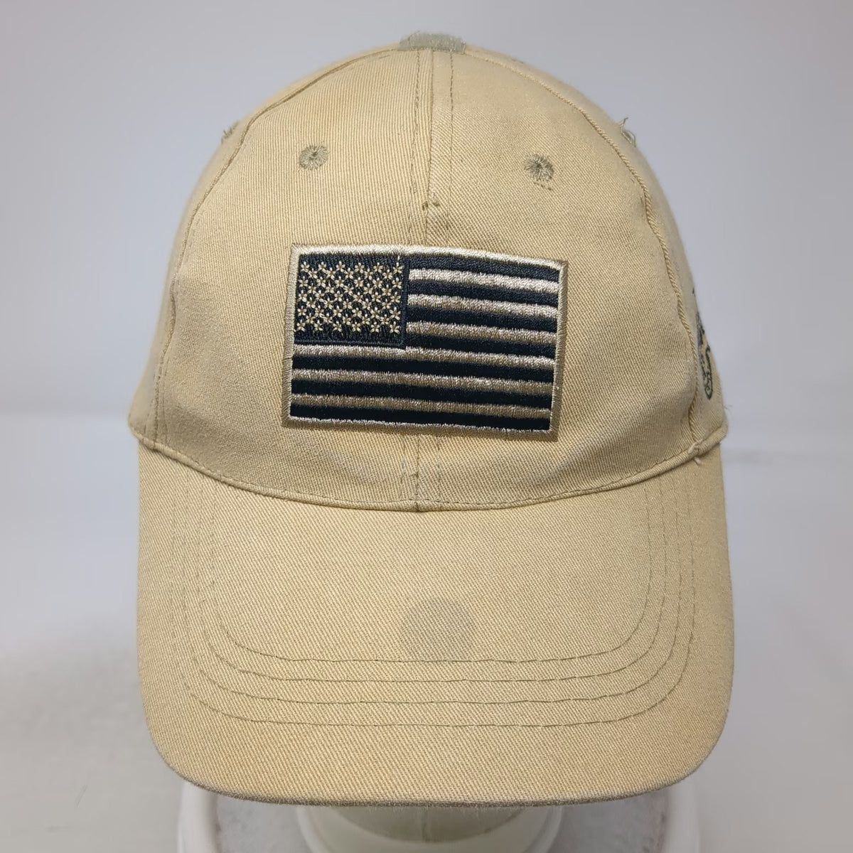 Voodoo Tactical Baseball Cap Beige One Size American Flag Skull Tactical Hat