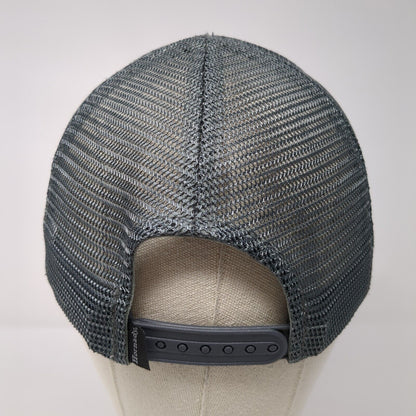 Hornady Snapback Trucker Hat Gray One Size Adjustable Embroidered Mesh Back