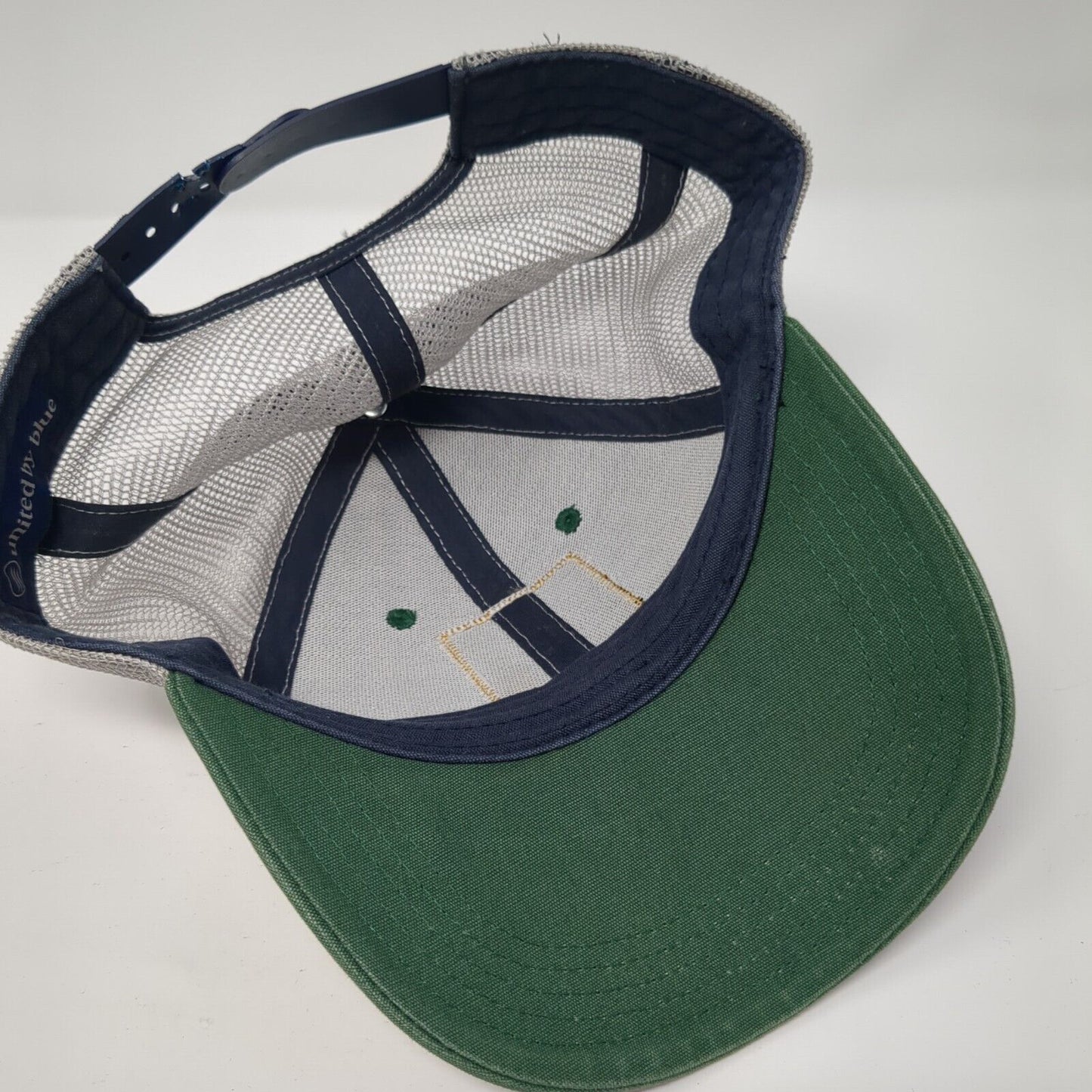 United By Blue Patch Snapback Mesh Back Trucker Hat Green One Size