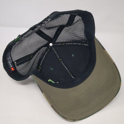 Richardson Snapback Trucker Hat Multicolor One Size Adjustable Mesh Back Camo