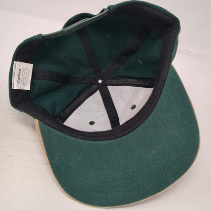 Cameo California State Parks Bear Snapback Hat Green One Size Suede Bill 6 Panel