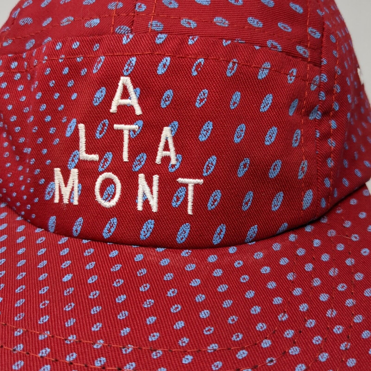 Altamont Strapback 5 Panel Hat Multicolor One Size Adjustable Spotted